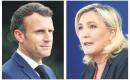 马克龙（Emmanuel MACRON）与勒庞（Marine LE PEN）（Chesnot/Getty Images）