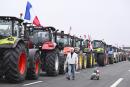 今年年初法国发生了全国范围的农民抗议活动。（BERTRAND GUAY/AFP via Getty Images）