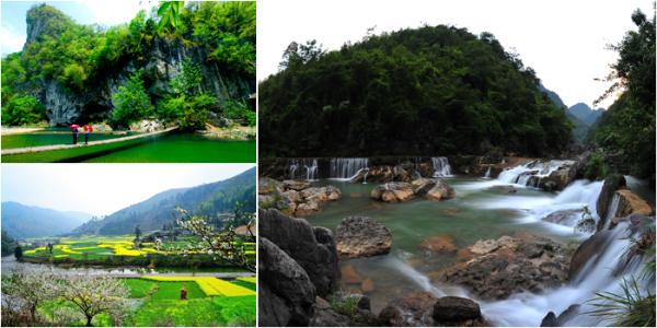 贵州黔南布依族苗族自治州平塘平塘掌布风景区。（图片来源：网络截图）