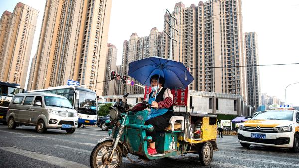 中国武汉市的一处楼房（Getty Images）