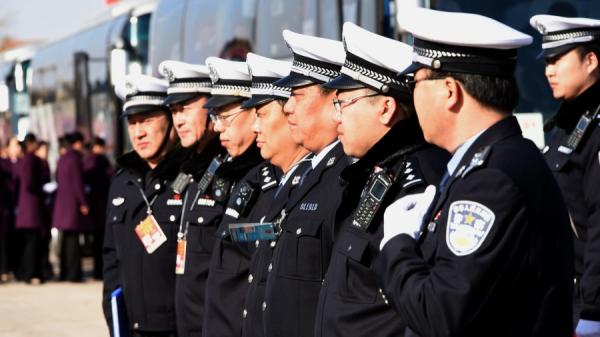 中共公安示意图     （图片来源:Getty Images）