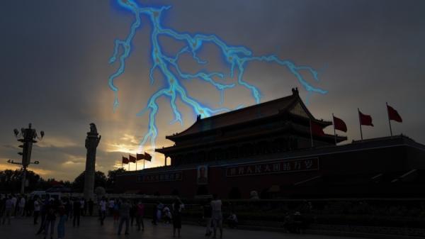 中共政局释出越来越多诡异信号。图为天安门。（图片来源：Lintao Zhang/Getty Image）