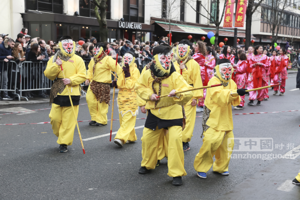 巴黎13区新年大游行(图组3)